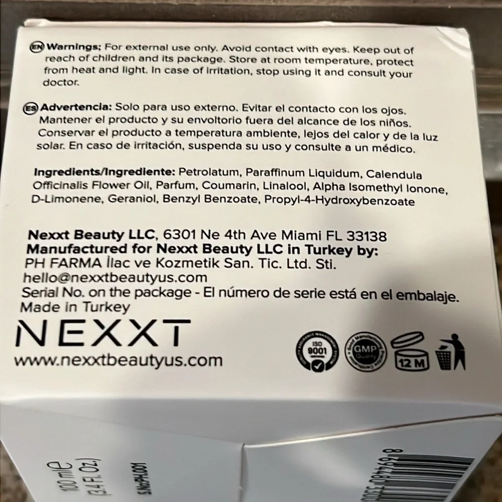 NIB Nexxt Purifying Face Wash & Nexxt Cream Balsam